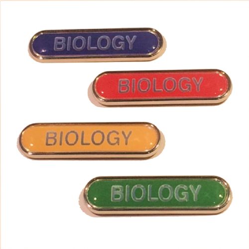 BIOLOGY bar badge